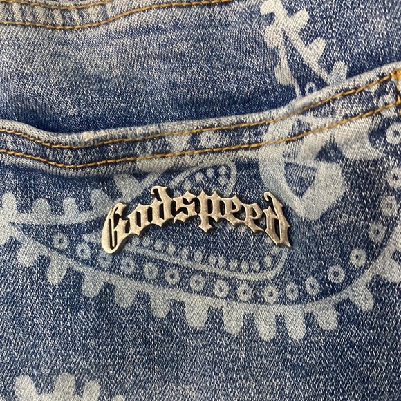 Selling god speed pants (color light blue and white )(size 38 in men’s) - Picture 2 of 6